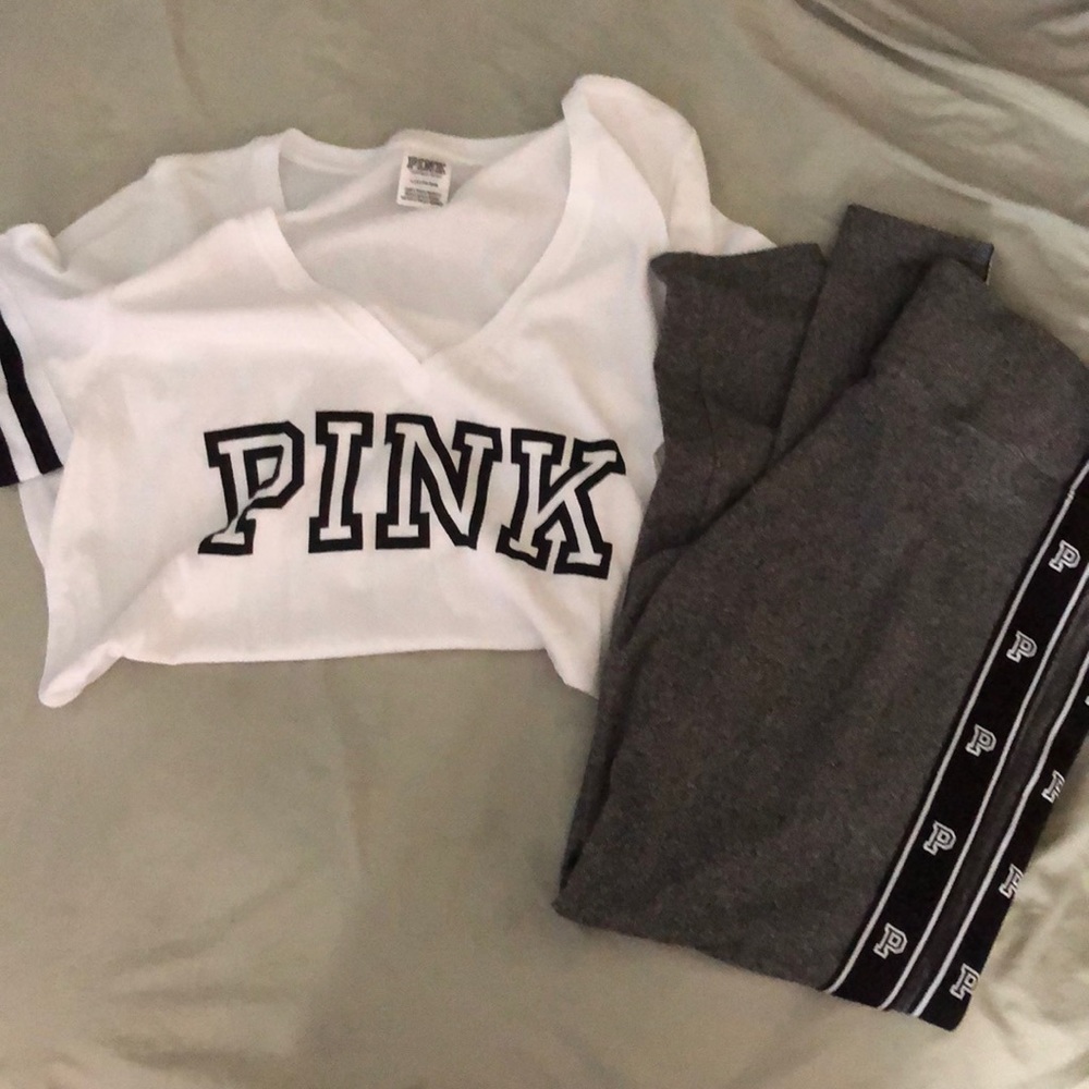 NWT PINK 2 PIECE SIZE LARGE